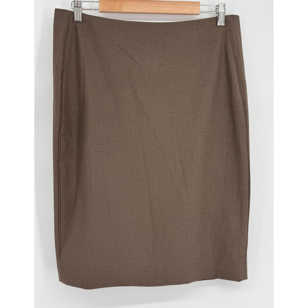 The Limited Collection Womens Brown‎ Pencil Skirt Office Professional Sz 14